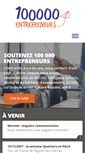 Mobile Screenshot of 100000entrepreneurs.com